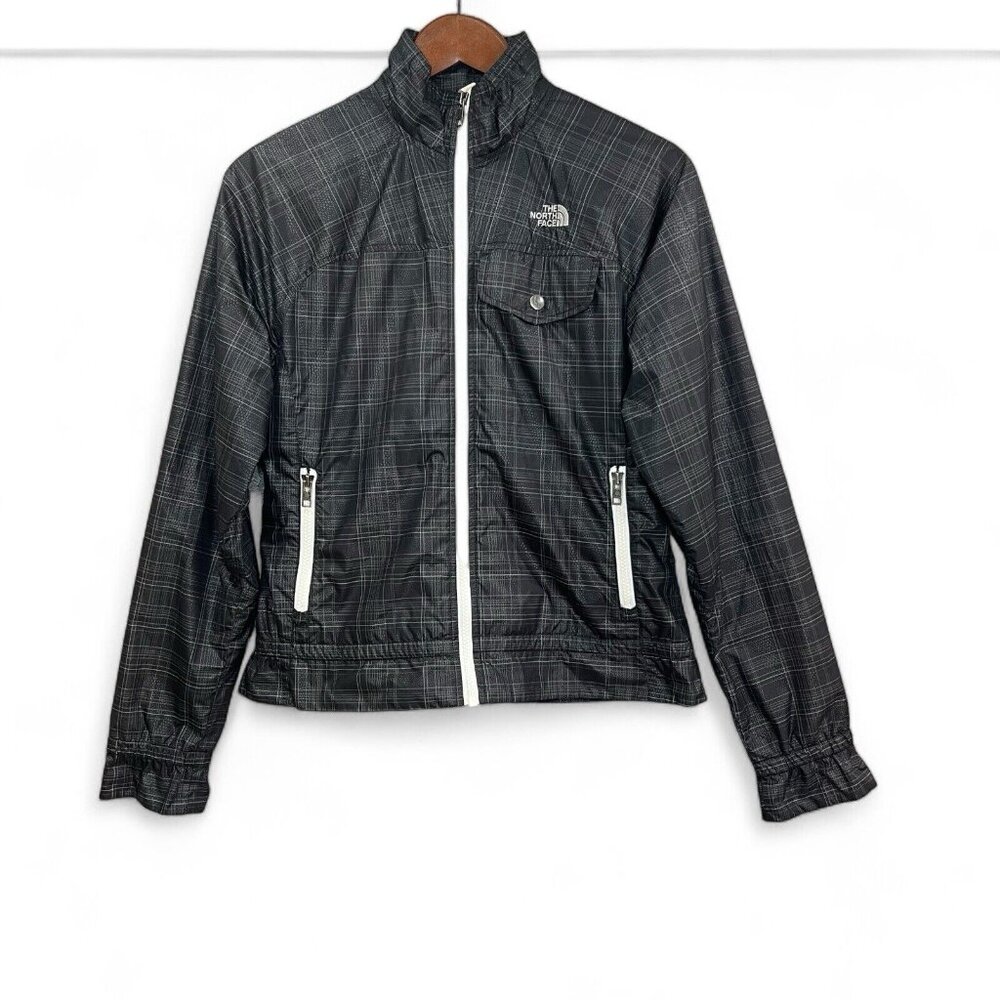 The North Face Womens Jacket Windstopper Small Black Windbreaker Lightweight